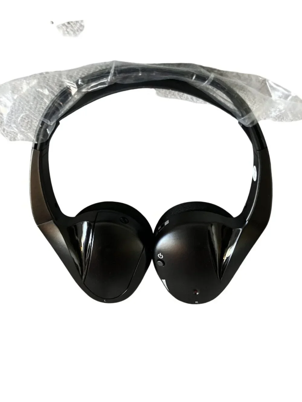 Wireless Over-Ear Headphones With Adjustable Headband Black Lightweight Design